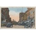 Congress St Portland Maine Old cars 1923 Postcard to Haverhill MA