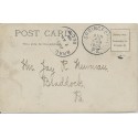On Little Round Top Gettsburg PA Postcard 1905 Springforge & Braddock cancels stamp missing