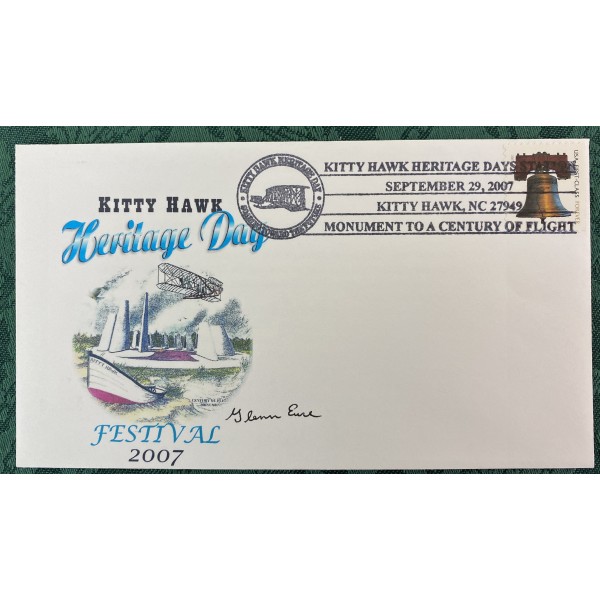 Kitty Hawk North Carolina Heritage Day festival 2007 event cover Outer Banks Stamp Club 