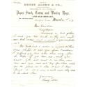 Henry Albro & Co Hartford Connecticut 1873 envelope & letterhead & receipt to Case Bros South Manchester CT