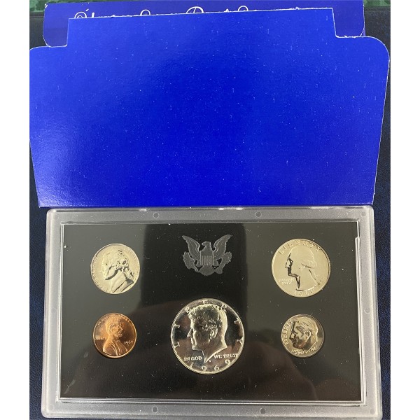 1969 Mint Proof set 40% silver Kennedy Half Original packaging