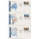 #2559 A-J World War II 1991 set of 10 House of Farnam cachet First Day cover