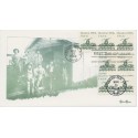 #1898 Handcar 1880's combo Tudor House cachet First Day cover