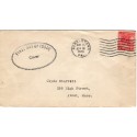 #645 George Washington at Valley Forge RS cachet First DAY COVER with Norristown PA cancel open bottom