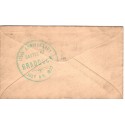 #688 Battle of Braddock Field Rubber Stamp cachet Signed Congressman Clyde Kelly known as the Father of Airmail First Day cover great combo sent via airmail  with 1 cent Columbian postal envelope