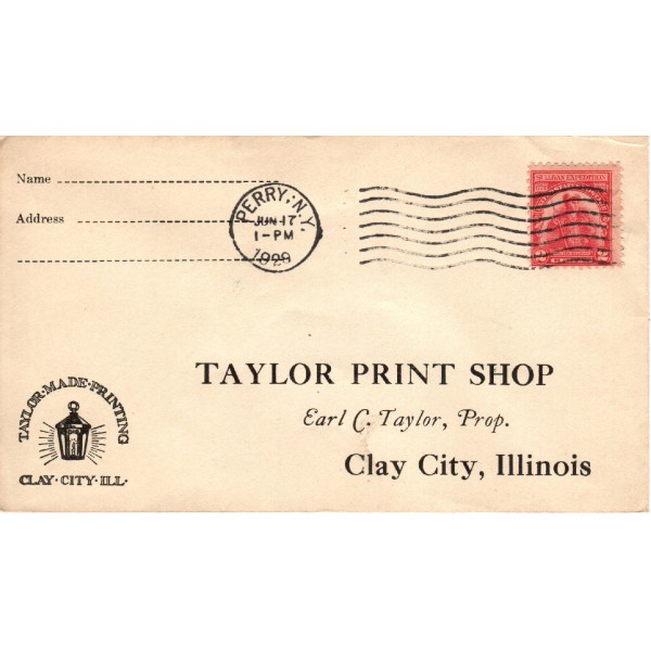 #657 General Sullivan Expedition Taylor Made Printing Clay City IL First Day cover Perry NY