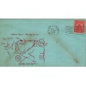 #657 General Sullivan Expedition 1st Village of Canajoharie Blue cachet First Day cover
