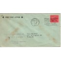 #681 Ohio River Canalization Rubber Stamp & Printed FDC cachet First Day cover