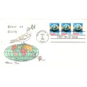 #2279 PNC #1111 E Earth Domestic rate Hand Painted Rowe cachet First Day cover only 100 made