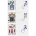 #2198-2201 Stamp Collecting set of 8 joint issue Fleetwood cachet First Day covers