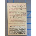 North Anson Pennsylvania recd cancel on American Express co Postal card 1902