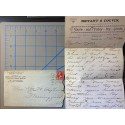 Bryant & Colvin Staple & Fancy Dry Goods Rutland Vermont with Letter 1890 #3