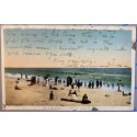Spring Lake New Jersey on the Beach postcard 1917 has minor edge issues