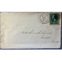 North Cambridge Sta. Massachusetts cancel on cover to Melrose