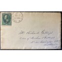 New York May 18th 1881 cover with letter from WB Young about estate