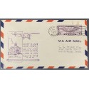 First Flight Air Mail route AM9 POD Valley City North Dakota 5c Winged Globe 