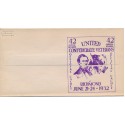 42nd Annual Reunion United Confederate Veterans Richmond Virginia June 21st 1932 event cover by the Richmond Stamp Club with official rubber Stamp cachet on back