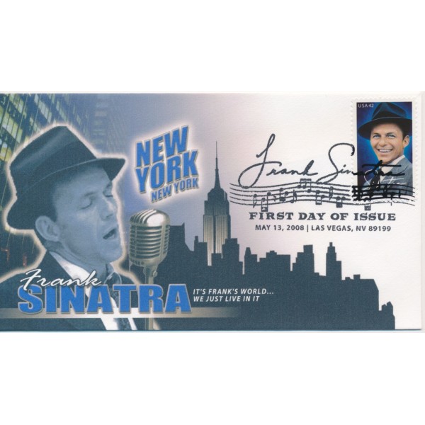 #4265 Frank Sinatra Therome cachet First Day covers 25 made Las Vegas #2