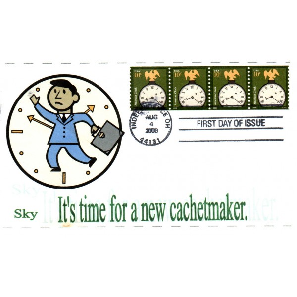 #3762 PNC#s11 American Clock Skyler Carpemter cachet First Day cover