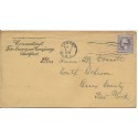 Advertising cover Connecticut Fire Insurance Company Hartford 1919 Newark New Jersey with enclosure letter