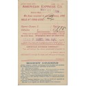 #UX14 1899 American Express Co Detroit Michigan Agent Postal card 