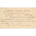 Advertising cover Excelsior Hardware Company Mfg special Locks and Keys Stamford CT flag cancel1906