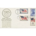 #1247 New Jersey combo Anderson cachet First Day Cover 