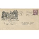 #725-24 & 8a Daniel Webster Exeter C of C  cachet First Day cover 