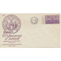 #896 Idaho Statehood Anderson cachet Second Day cover New York Worlds Fair RPO Railway Mail service 