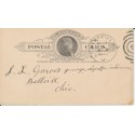 Bellville Ohio 1889 Octagonal cancel on Postal card asking for receipt of Money Order