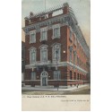 Benevolent & Protective Order of the Elks Fraternal Postcard 1907 Philadelphia Elks Hall Taylor Art